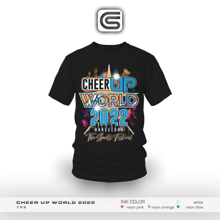 CS Design - CUW Cheer Up World 2022 event shirt - ver4