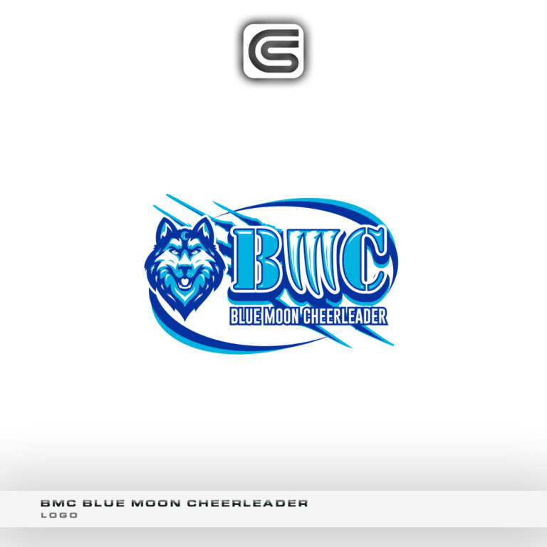 blue moon logo design CS